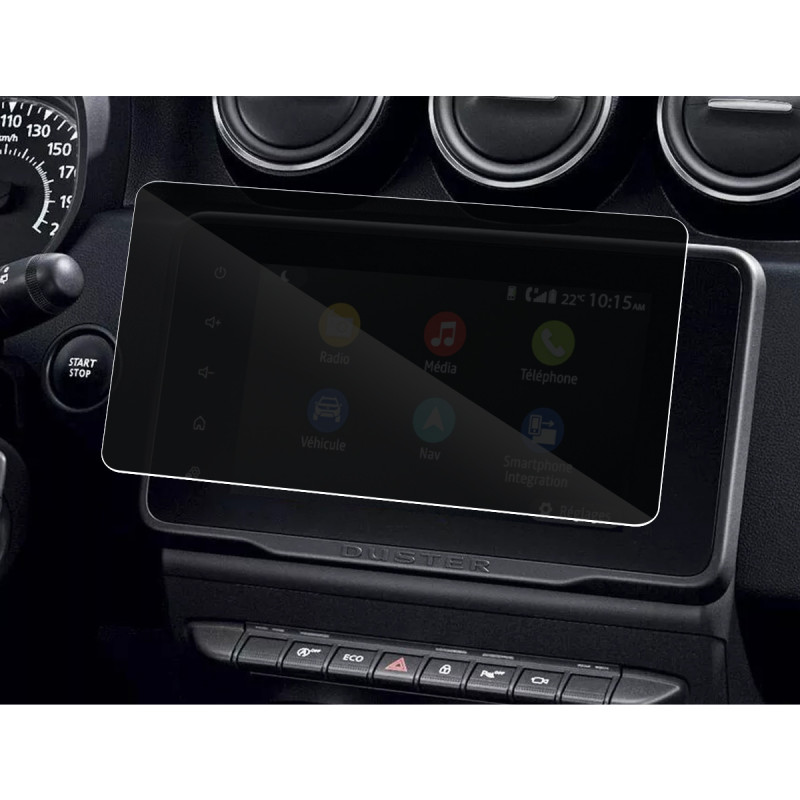 Protection Anti-Espion en Verre Flexible pour Dacia Duster 2021 Media Display 8 pouces
