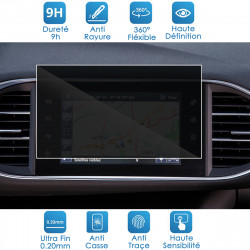 Protection Anti-Espion en Verre Flexible pour Peugeot 308 Plus 2017 Infotainment System 9.7 Pouces
