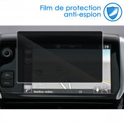 Protection Anti-Espion en Verre Flexible pour Peugeot 208 2016 i-Cockpit 7 Pouces
