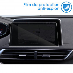 Protection Anti-Espion en Verre Flexible pour Peugeot 3008 2017 i-Cockpit 8 Pouces