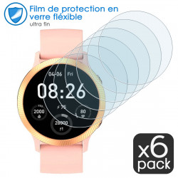 [Pack x6] Verre Flexible Dureté 9H pour RUXINGX G37 Montre Connectée Femme
