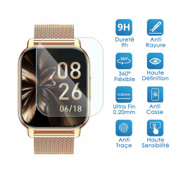 [Pack x6] Protection Écran Verre Flexible pour Montre Connectée Banlvs P111 1.75"