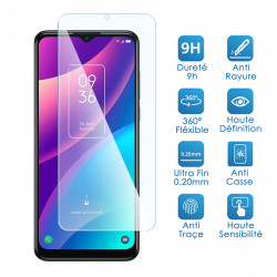 Verre Fléxible Dureté 9H pour Smartphone TCL 40R 5G (Pack x2)
