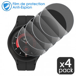 Protection Anti-Espion en Verre Flexible pour Montre Connectée Samsung Galaxy Watch 5 Pro (Pack x4)