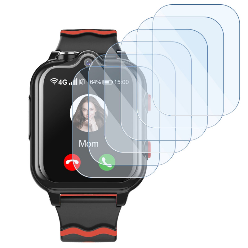 [Pack x6] Film de Protection pour Montre Connectée Enfant Krostming  (1,69 Pouces )