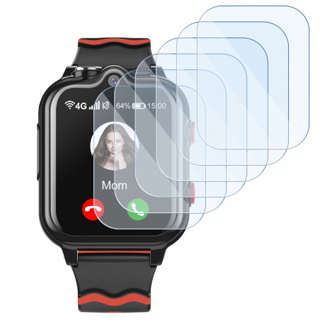 [Pack x6] Film de Protection pour Montre Connectée Enfant Krostming  (1,69 Pouces )