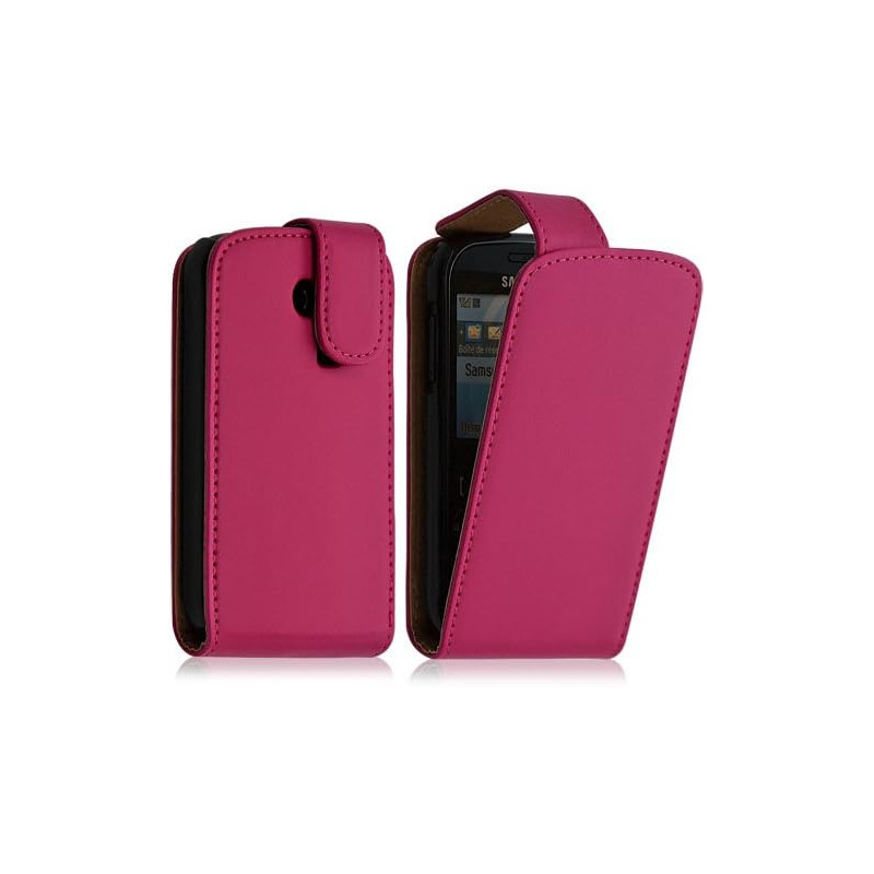 Housse Coque Etui pour Samsung Chat 335 S3350 Couleur Rose Fuschia