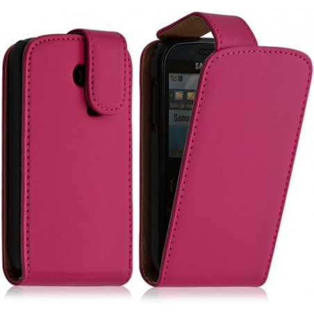 Housse Coque Etui pour Samsung Chat 335 S3350 Couleur Rose Fuschia