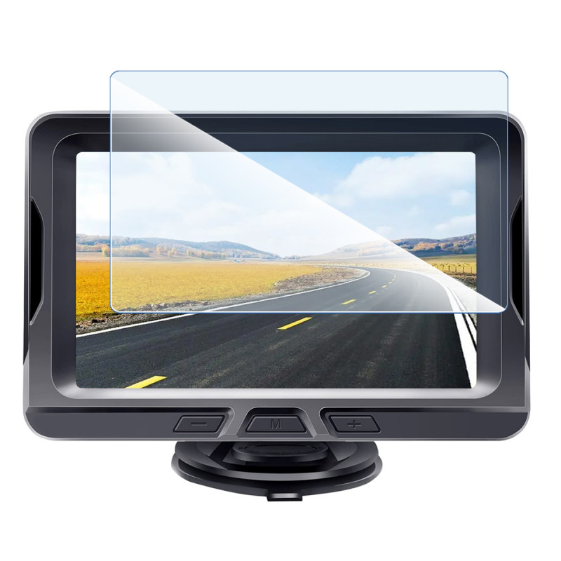 Protection en Verre Flexible pour Tomoia Caméra de recul HD 1080P 4.3 pouces
