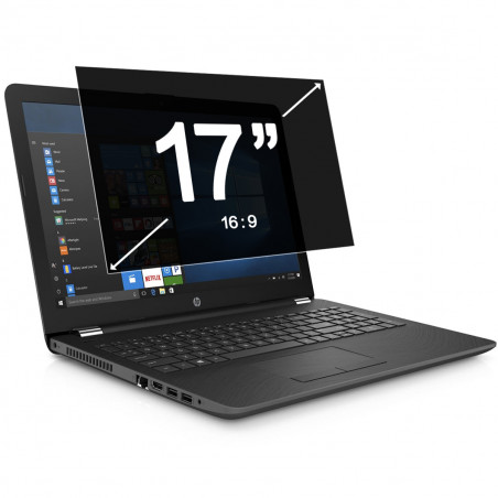 Protection écran Anti-Espion pour Ordinateur Portable 17 pouces (376 x 212 mm)