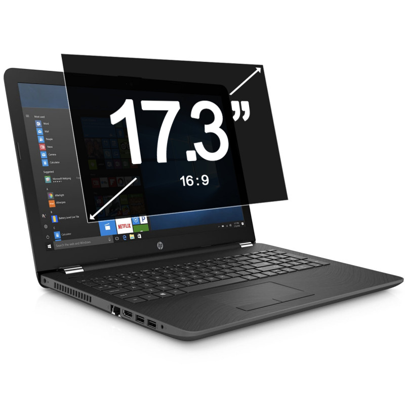 Protection écran Anti-Espion pour Ordinateur Portable 17.3 pouces (383 x 215 mm)