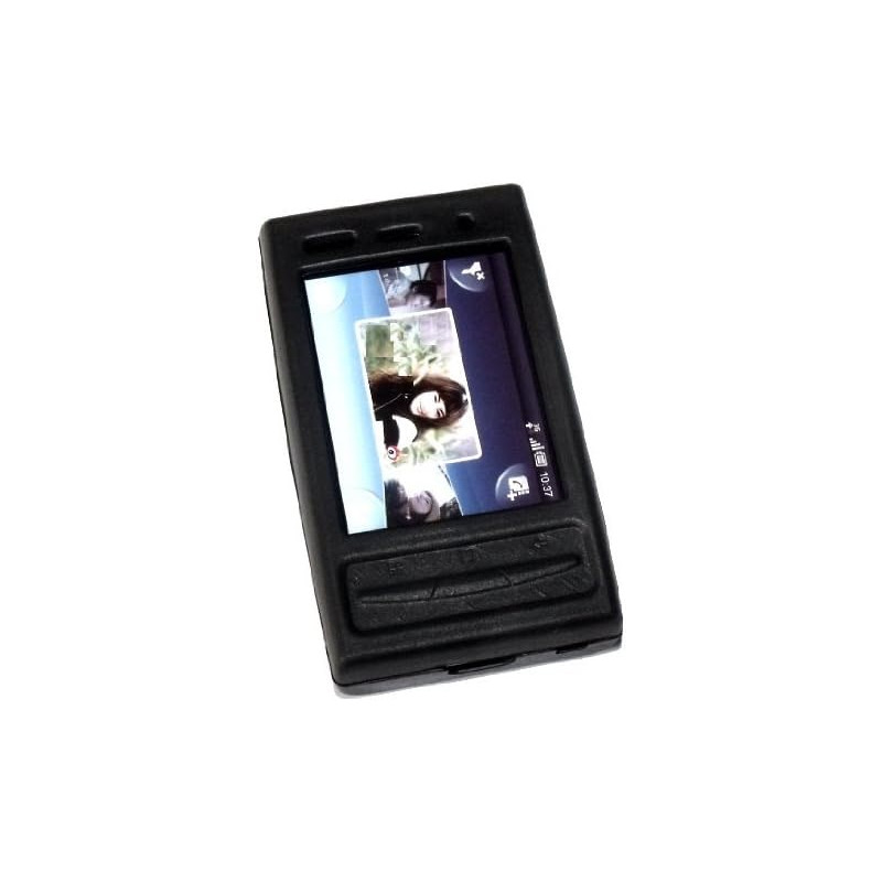 Housse étui Coque Silicone pour Sony Ericsson X10 Mini Pro Couleur Noir