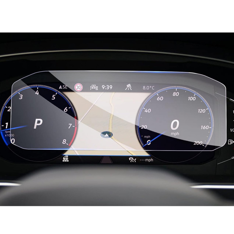Protection d'écran en Verre Flexible pour VW Passat B8 GTE Variant Alltrack 2019-2022 2023 Digital Cockpit 10,25"