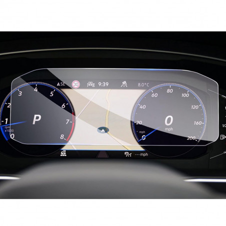Protection d'écran en Verre Flexible pour VW Passat B8 GTE Variant Alltrack 2019-2022 2023 Digital Cockpit 10,25"