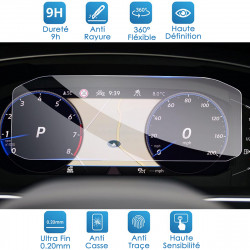 Protection d'écran en Verre Flexible pour VW Passat B8 GTE Variant Alltrack 2019-2022 2023 Digital Cockpit 10,25"