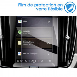 Protection d'écran en Verre Flexible pour Volvo XC40 XC60 XC90 V60 V90 S90 S60 C40 2017-2024 2025 (8,7 Pouces)