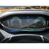 Protection d'écran en Verre Flexible pour Peugeot 3008 5008 2016-2024 Tableau de Bord (12,3 Pouces)