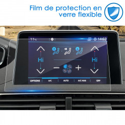 Protection d'écran en Verre Flexible pour Peugeot 3008 et 5008  (2016 2017 2018 2019 2020) Ecran Navigation 8 pouces