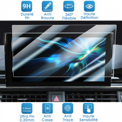 Protection d'écran en Verre Flexible pour Audi A4 b9.5 A5 F5 2020-2023 2024 Ecran Navigation 10,1 pouces