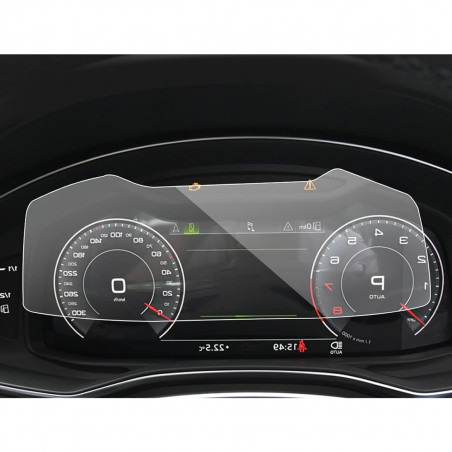 Protection d'écran en Verre Flexible pour Audi A6 / A7 / Q8  (années 2019 à 2024) tableau de bord