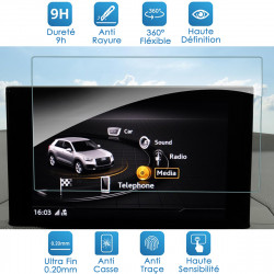 Protection d'écran en Verre Flexible pour Audi Q2 2017-2022 2023 2024 Ecran 7 pouces