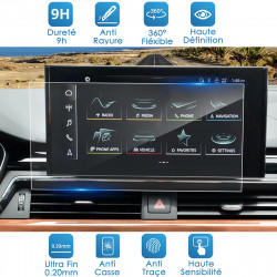 Protection d'écran en Verre Flexible pour Audi A4 A5 2020-2024 - Audi Q5 2021-2024  Navigation Ecran 10,1 pouces