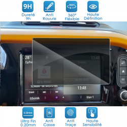 Protection Anti-Espion en Verre Flexible pour Renault Twingo 3 2014-2024 / Twingo E-Tech 2019-2024 7 pouces
