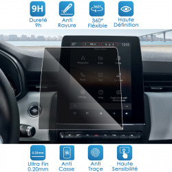 Protection Anti-Espion en Verre Flexible pour Renault Clio 5 Zoe Captur 2 2020-2024, Arkana 2021-2024 9,3 pouces