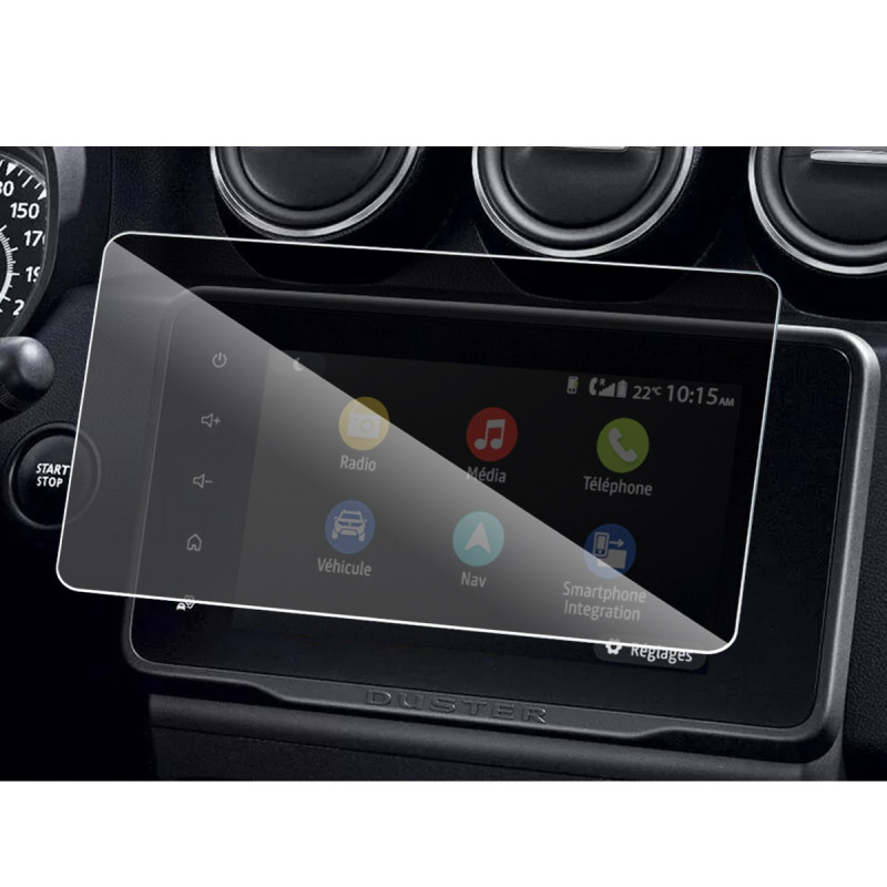 Protection Anti-Espion en Verre Flexible pour Dacia Duster 2 2022 2023 2024 8 pouces