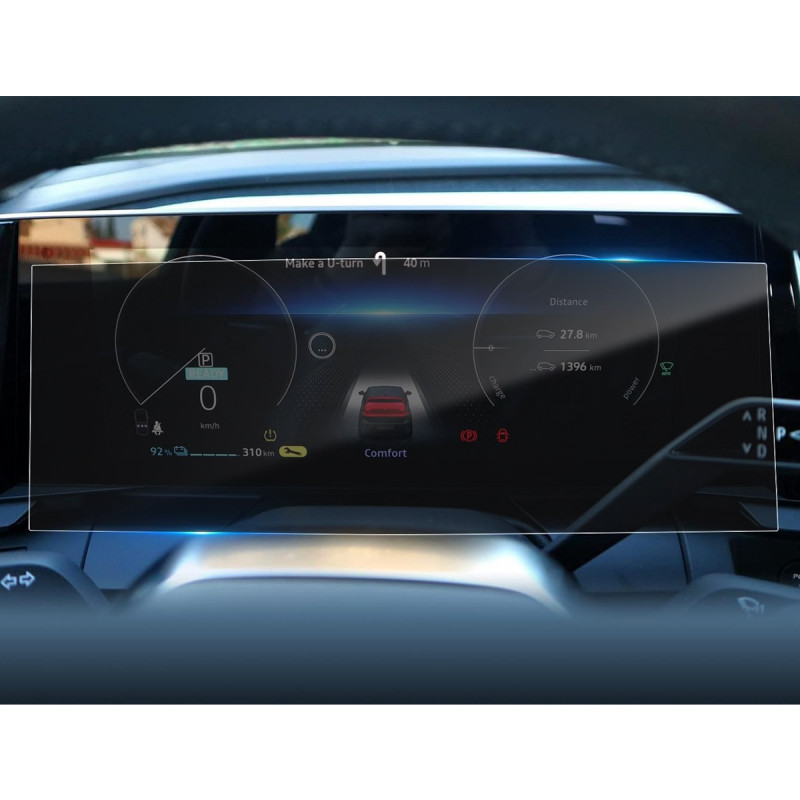 Protection Anti-Espion en Verre Flexible pour Renault Megane / Austral E-Tech 2022 2023 2024 Digital Cockpit 12,3 pouces