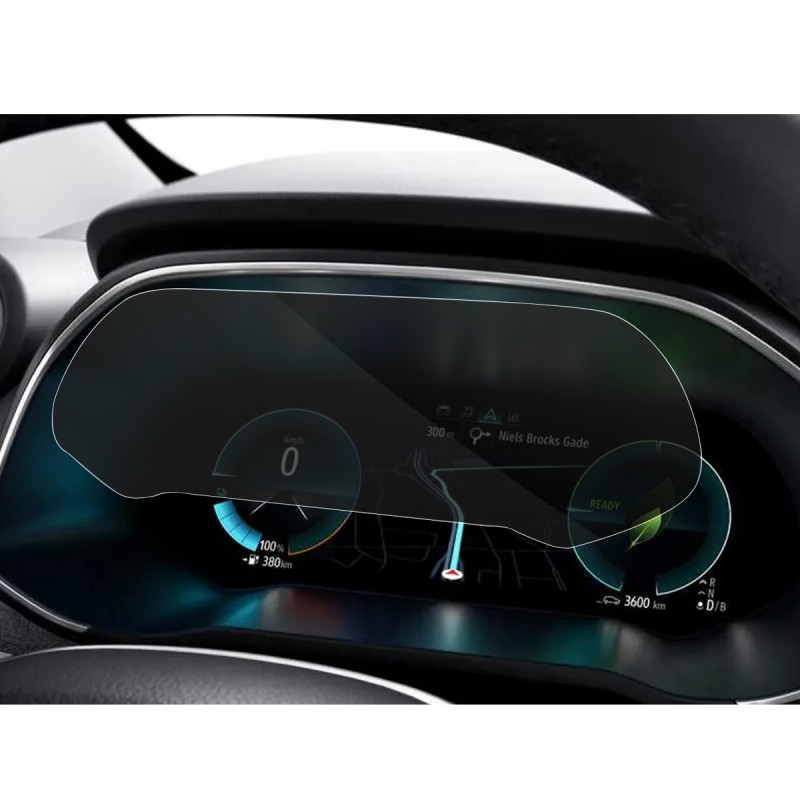 Protection Anti-Espion en Verre Flexible pour Renault Clio 5 / Renault Zoe 2021 2022 2023 10-Inch Car LCD Instrument Display