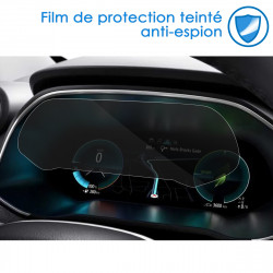 Protection Anti-Espion en Verre Flexible pour Renault Clio 5 / Renault Zoe 2021 2022 2023 10-Inch Car LCD Instrument Display