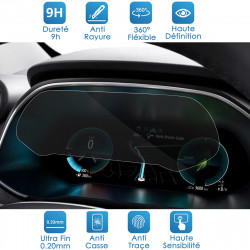 Protection Anti-Espion en Verre Flexible pour Renault Clio 5 / Renault Zoe 2021 2022 2023 10-Inch Car LCD Instrument Display
