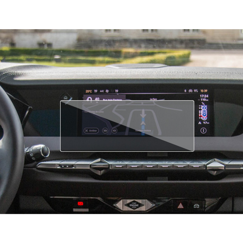 Protection Anti-Espion en Verre Flexible pour Citroen DS4 2021- 2024 2025 10.1 Pouces