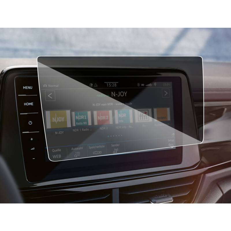 Protection Anti-Espion en Verre Flexible pour VW T-ROC T ROC 2023 2024 Discover Pro 9,2 pouces