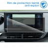 Protection Anti-Espion en Verre Flexible pour Peugeot 3008 (Active, Allure, hybride) 2021-2024 Navigation écran 10 pouces
