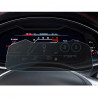 Protection Anti-Espion en Verre Flexible pour Audi A6 / A7 / Q8  (années 2019 à 2024) tableau de bord