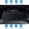 Protection Anti-Espion en Verre Flexible pour Audi A6 / A7 / Q8  (années 2019 à 2024) tableau de bord