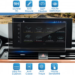 Protection Anti-Espion en Verre Flexible pour Audi A4 A5 2020-2024 - Audi Q5 2021-2024  Navigation Ecran 10,1 pouces