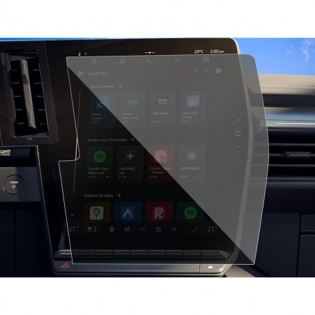 Protection Anti-Espion en Verre Flexible pour Renault Austral/Espace VI/Rafale 2023 2024 2025 12 pouces