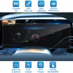 Protection Anti-Espion en Verre Flexible pour VW Passat B9 Variant 2024 2025 Digital Cockpit 10,25