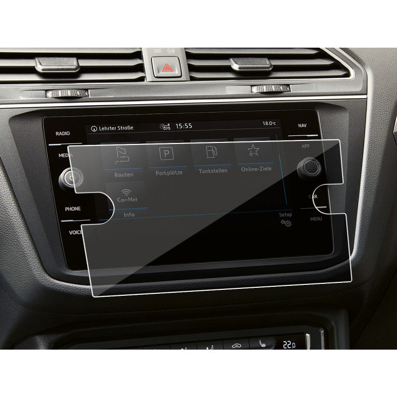 Protection Anti-Espion en Verre Flexible pour Volkswagen Polo 6 AW1 GTI TGI - Polo MK6 2018-2024  8 pouces