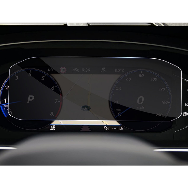Protection Anti-Espion en Verre Flexible pour VW Golf 8 MK8 GTI GTE GTD 2020-2023 2024 Digital Cockpit 10,25