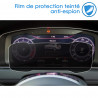 Protection Anti-Espion en Verre Flexible pour VW Golf 7 Facelift GTI GTE GTD Golf R Variant Tableau de Bord 12,3 Pouces