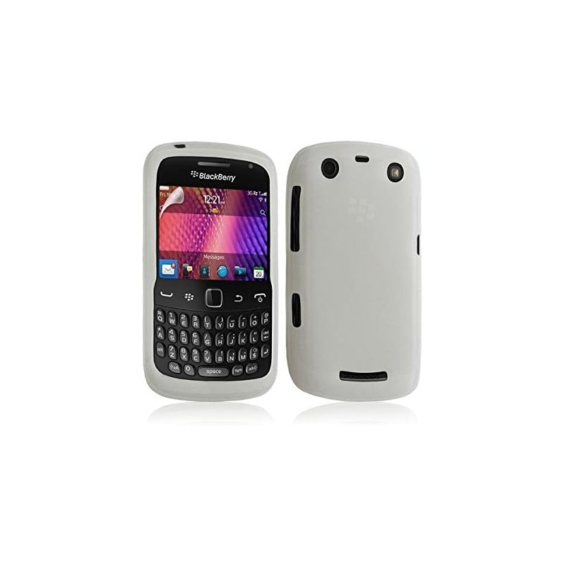 KARYLAX Seluxion - Housse Coque étui en Silicone pour Blackberry Curve 9360 Couleur Blanc translucide