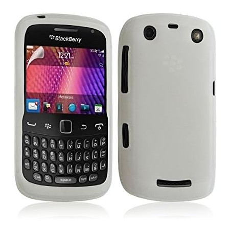 KARYLAX Seluxion - Housse Coque étui en Silicone pour Blackberry Curve 9360 Couleur Blanc translucide
