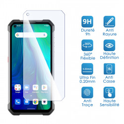 Verre Flexible Dureté 9H pour Smartphone Unihertz Tank (Pack x2)