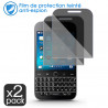 Protection Anti-Espion en Verre Flexible pour Smartphone Blackberry Classic (Pack x2)