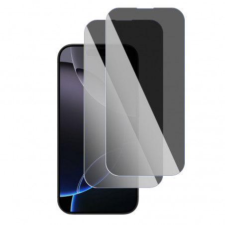 Protection Anti-Espion en Verre Flexible pour Smartphone iPhone 16 Plus (Pack x2)