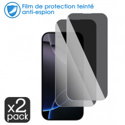 Protection Anti-Espion en Verre Flexible pour Smartphone iPhone 16 Pro (Pack x2)